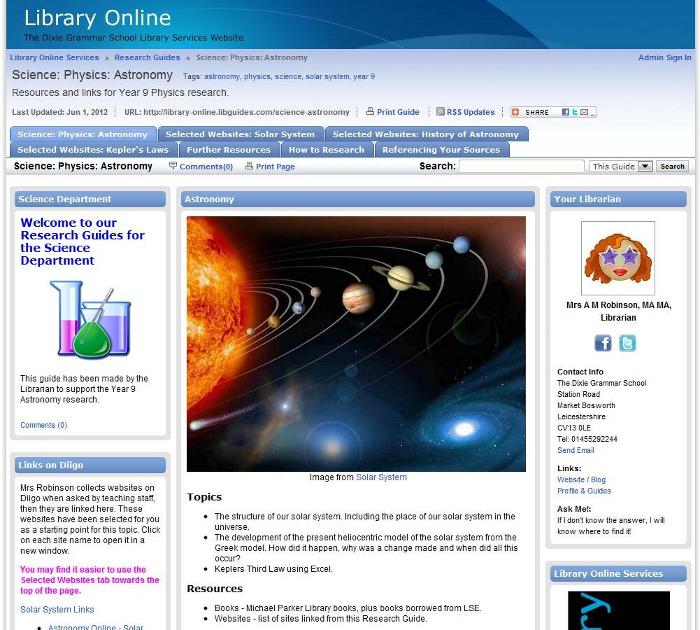 Astronomy Research Guide